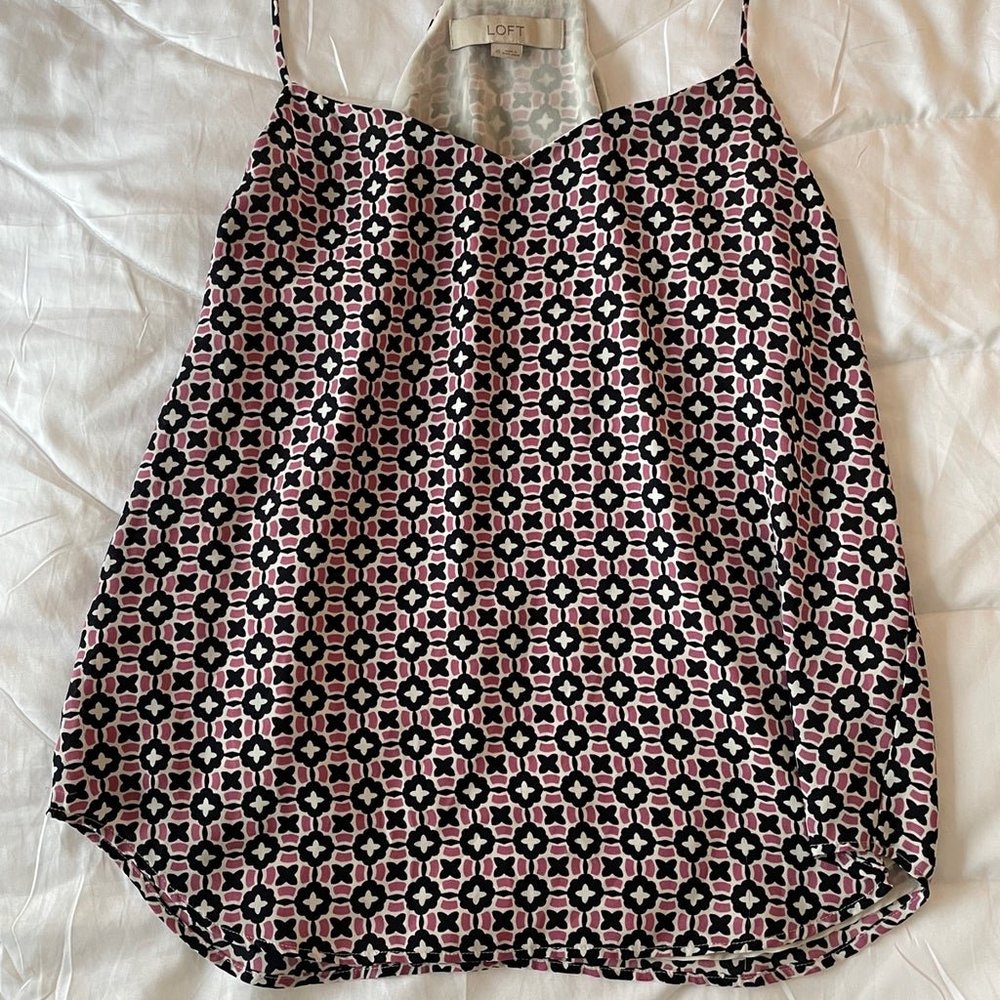 Loft Size XS Printed Tank Top